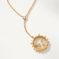 Transparent Locket Pendant Necklace [ZRYS35EP]