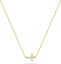 Triple Cross Pendant Necklace [HVR41CSI]