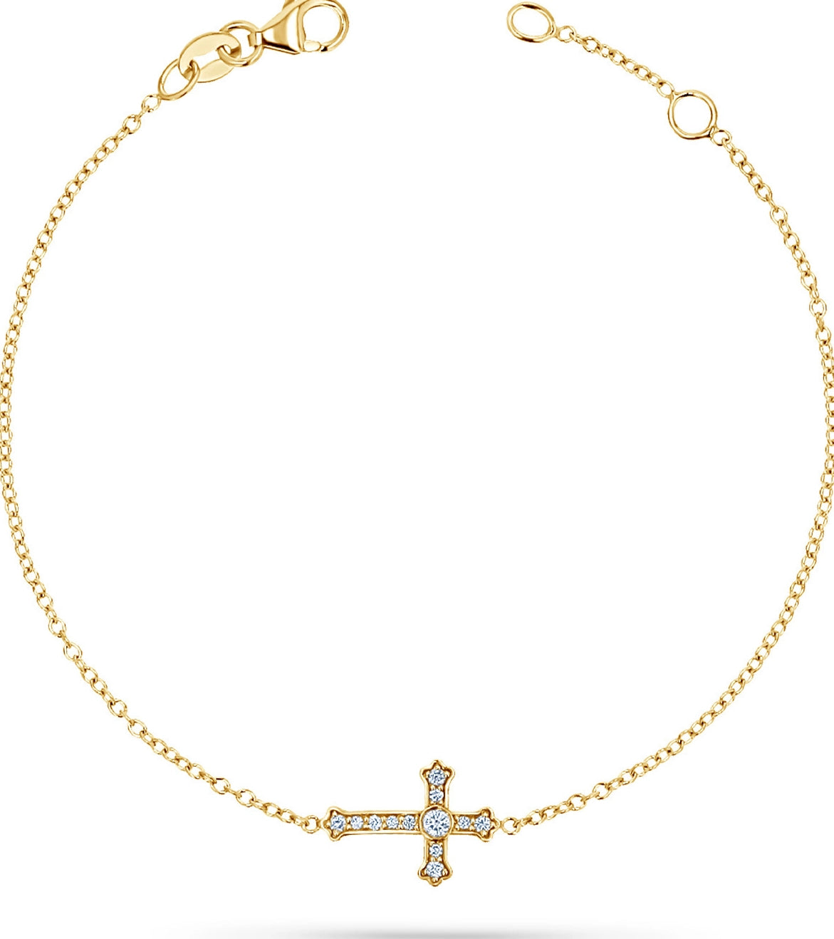 Triple Cross Pendant Necklace [XNQRM42K]