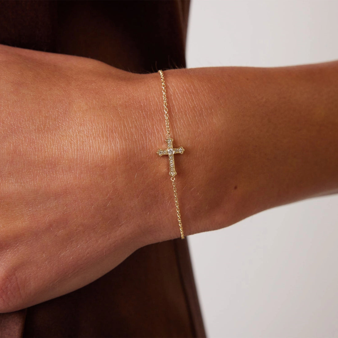 Triple Cross Pendant Necklace [UNMDCN24]