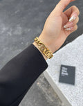 Tweed Style Metal Apple Watch Band [B7FU1ILB]