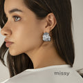 Vaani Pleated C-Hoop Earrings