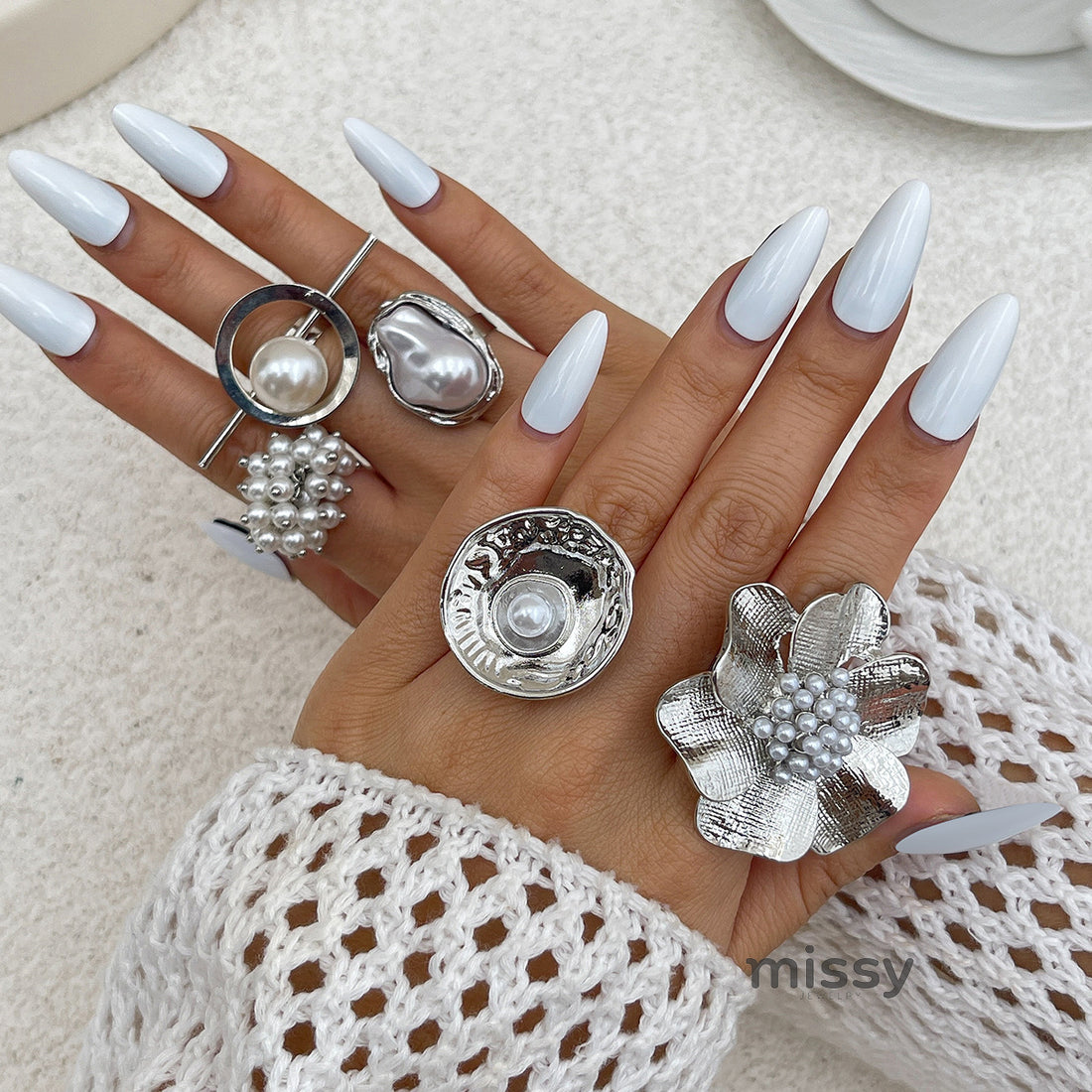 Venice Baroque Ring Set [PYXKQ82N]