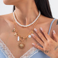 Verity Sun Starfish Necklace Set