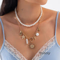 Verity Sun Starfish Necklace Set