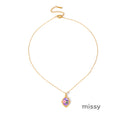 Vihana Retro Floral Pearl Necklace [1JN1T0GE]