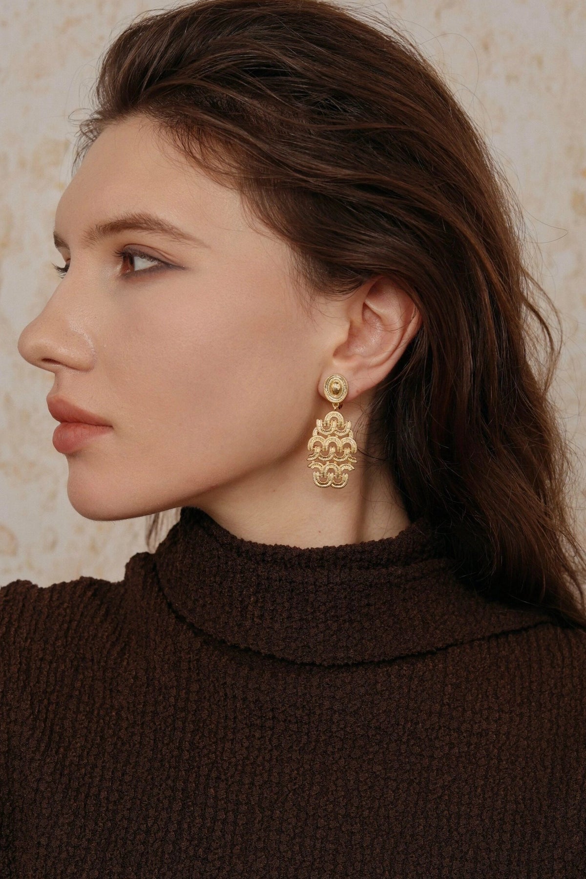 Vintage Arc De Triomphe Earrings [NWC072TH]