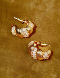 Vintage Croissant Hoop Earrings [PMR5UW13]
