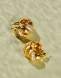 Vintage Croissant Hoop Earrings [19RIG6AW]
