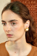 Vintage Filigree Pearl Earrings [IEI27SX6]