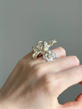 Vintage Floral Open Ring [BR5EIWGW]