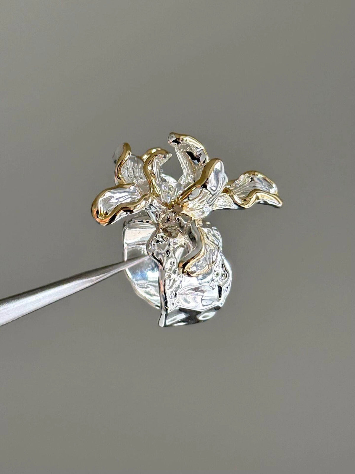 Vintage Floral Open Ring [1BWT4ZMI]