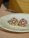 Vintage Flower Stud Earrings [5RWJQI0N]