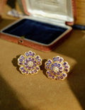 Vintage Flower Stud Earrings [VM872PVT]