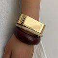 Vintage Glossy Square Bangle [PNWWYE01]