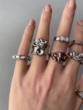 Vintage Gold Open Ring Set [ACBCJA82]