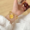 Vintage Heart Pendant Bracelet Watch [4ERJKWKW]