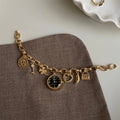 Vintage Heart Pendant Bracelet Watch [16VZW5KO]