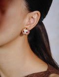Vintage Hollow-Out Dome Earrings [0SMOMDQ1]