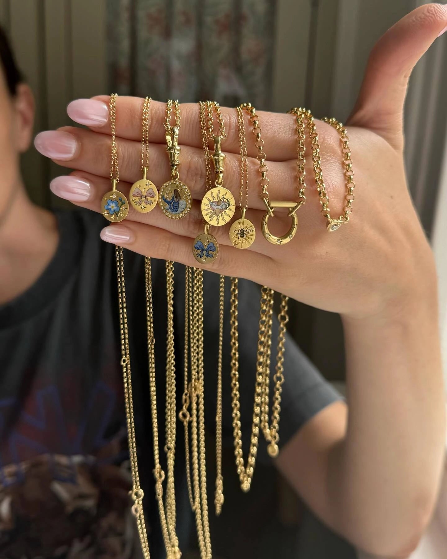 Vintage Inspired Tarot Pendant Necklace [ZPECSDDN]