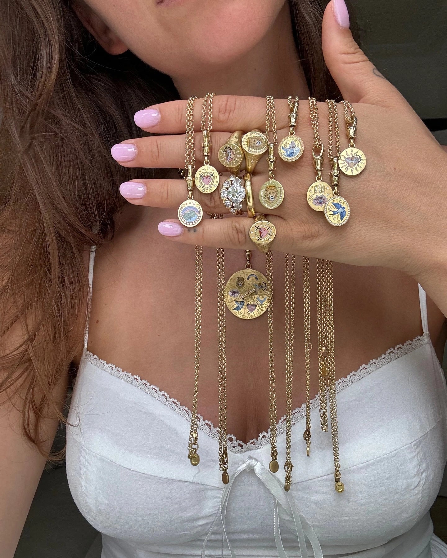 Vintage Inspired Tarot Pendant Necklace [XOKCOB6M]