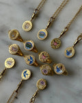 Vintage Inspired Tarot Pendant Necklace [3ONP26AP]