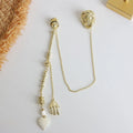 Vintage Lion Pearl Chain Brooch [O7CNXAZA]