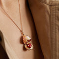 Vintage Locket Pendant Necklace [VL8M19V1]