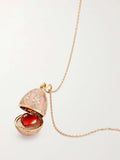 Vintage Locket Pendant Necklace [TOTEZB9Y]
