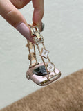 Vintage Pattern Metal Watch Strap [Q594HPAD]