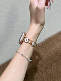 Vintage Pattern Metal Watch Strap [9KF4AQLV]