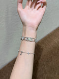 Vintage Pattern Metal Watch Strap [8MB3R3JM]