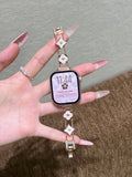Vintage Pattern Metal Watch Strap [4OM88F6Y]