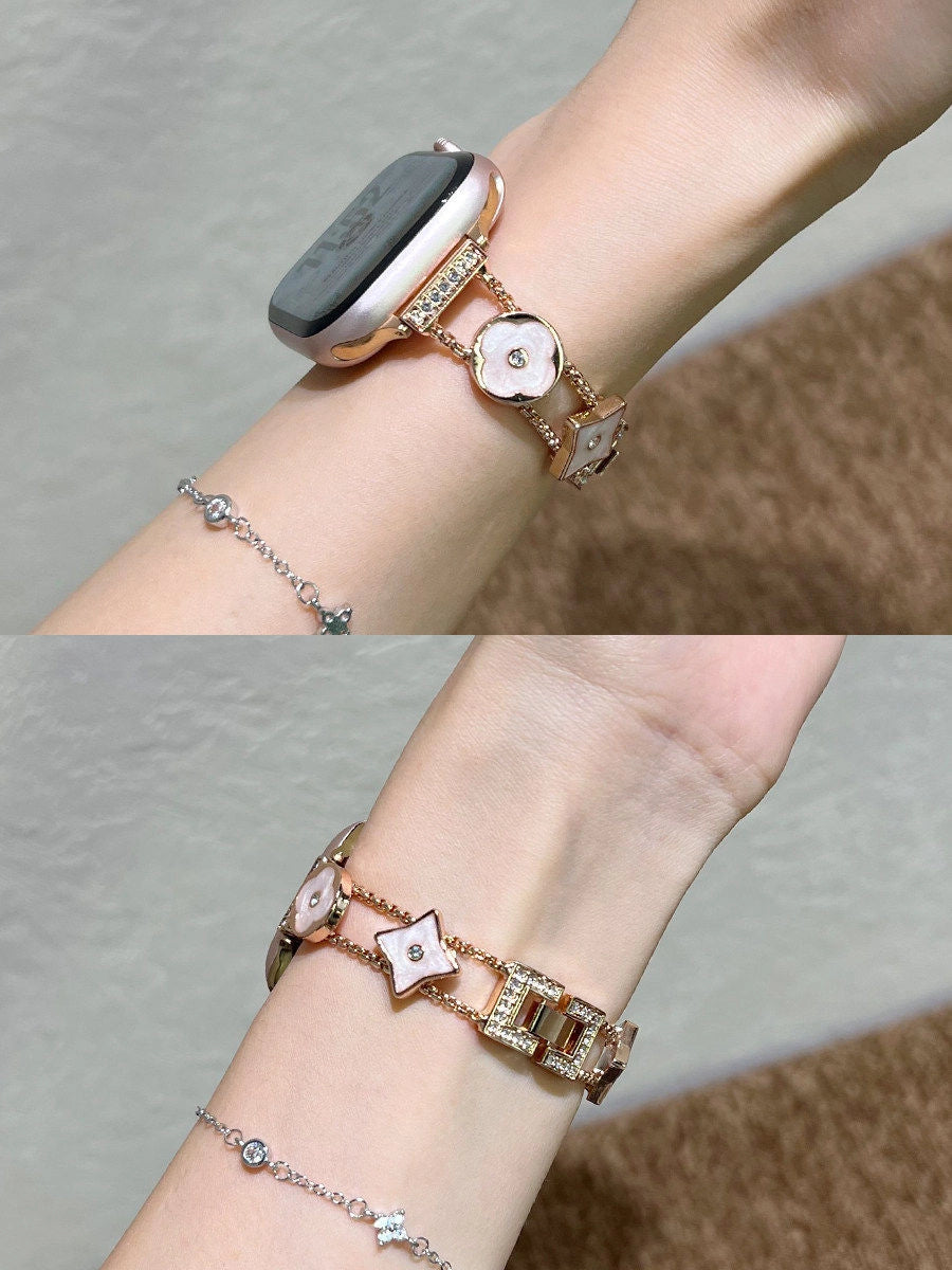 Vintage Pattern Metal Watch Strap [MMGBH3SF]