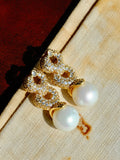Vintage Pearl Drop Earrings [326ITW4Z]