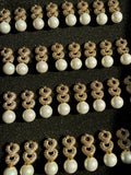 Vintage Pearl Drop Earrings [7BU1PCOZ]
