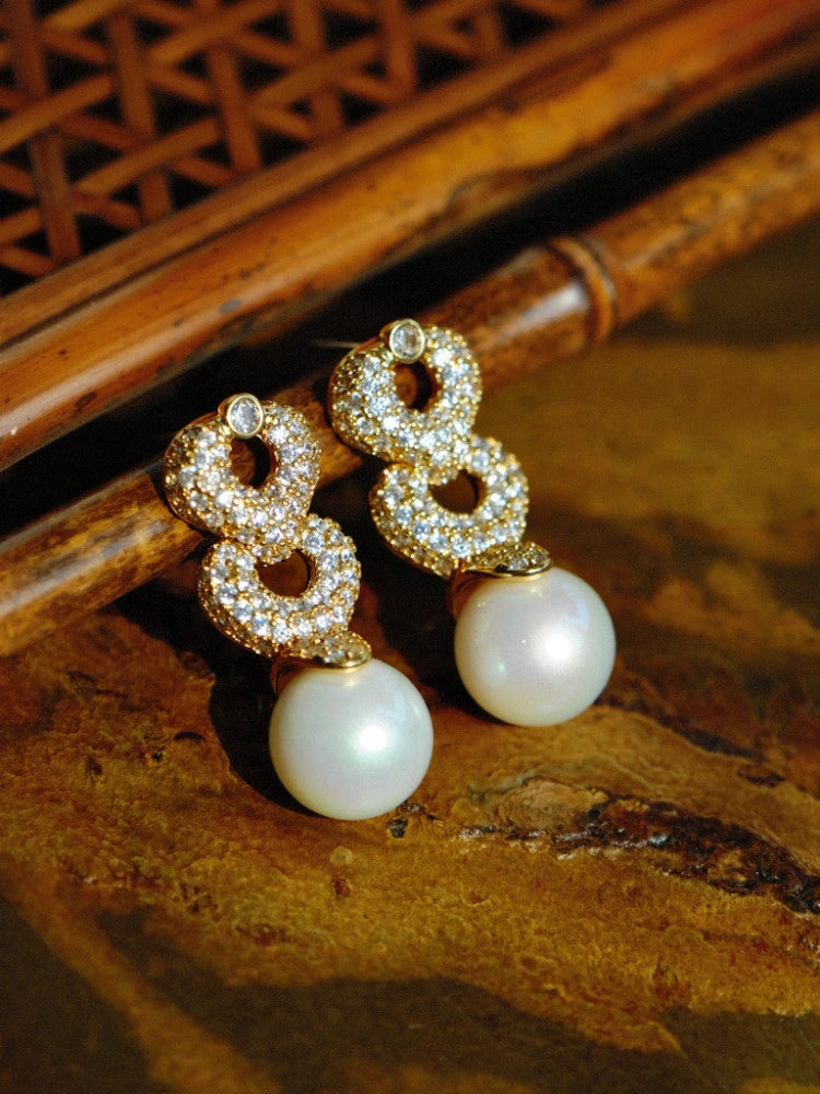 Vintage Pearl Drop Earrings [KUULGTZR]