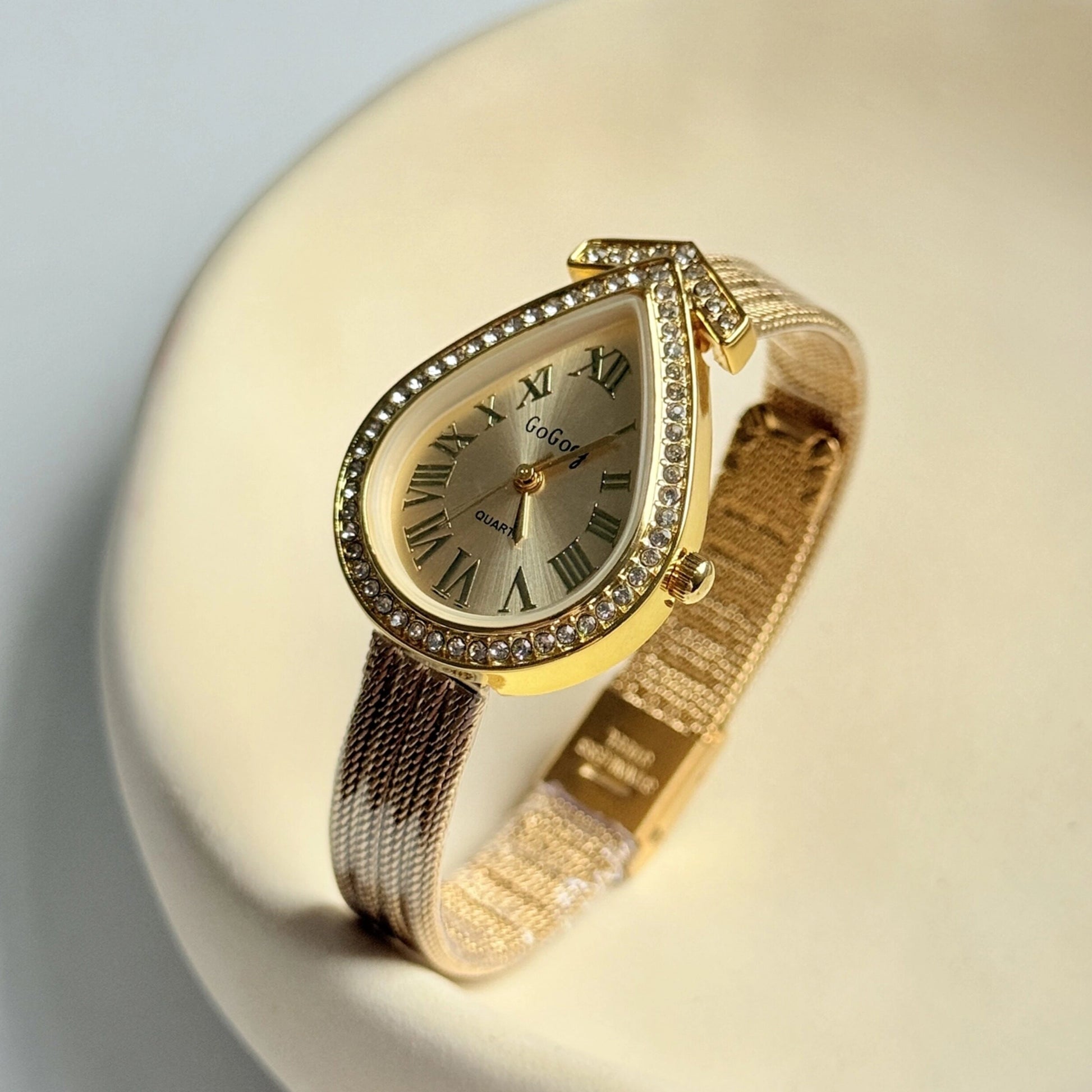 Vintage Roman Numeral Mesh Watch [GSAVPHSQ]