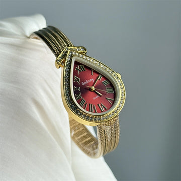 Vintage Roman Numeral Mesh Watch [K3O3S5M8]