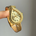 Vintage Roman Numeral Mesh Watch [CAWPIOJZ]