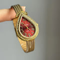 Vintage Roman Numeral Mesh Watch [0X23XK6G]