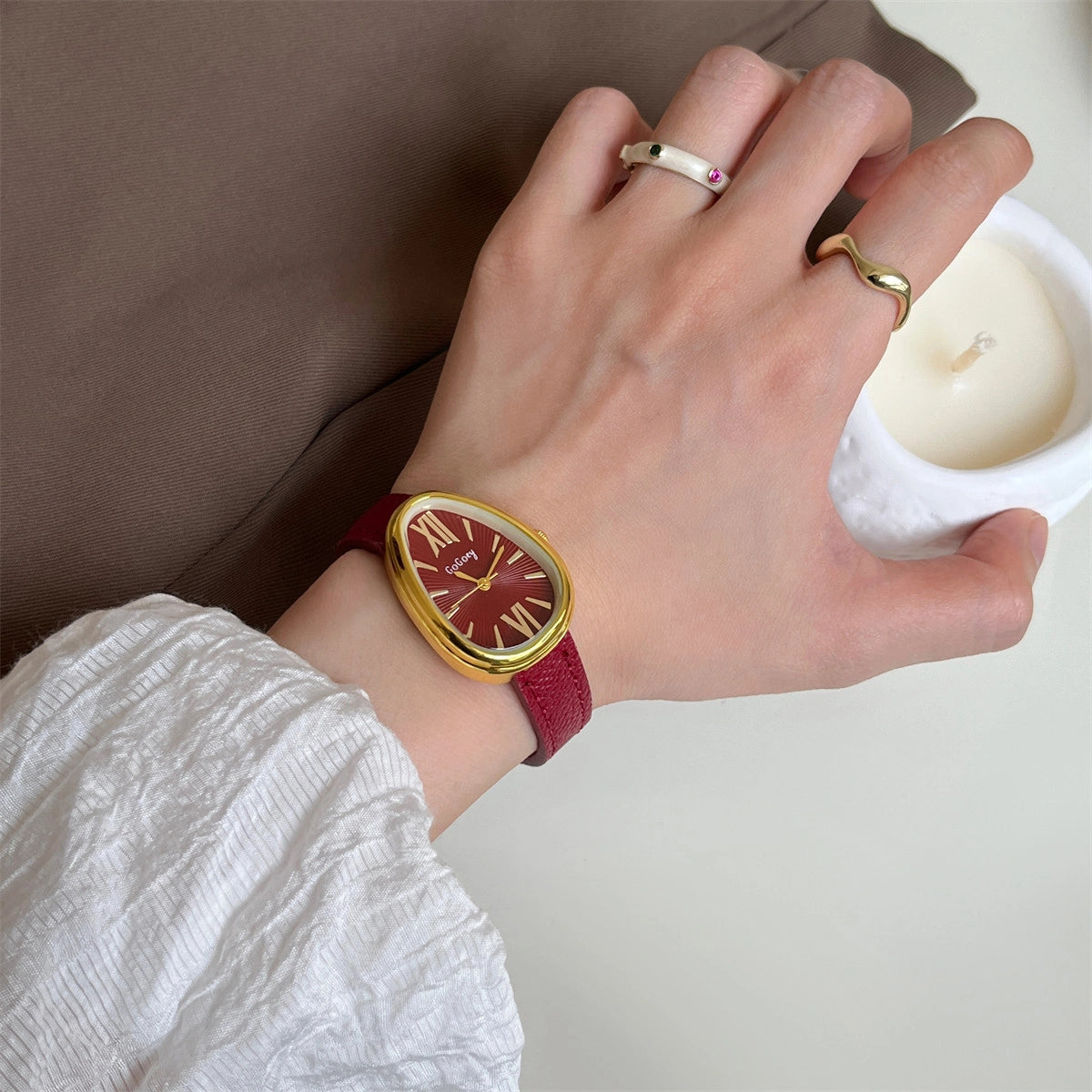 Vintage Snake Head Shaped Watch [X1DGVBQC]