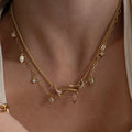 Vintage Snake Pendant Necklace [Q0M3DJ77]