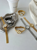 Vintage Square Bracelet Watch [VTAFJVZF]