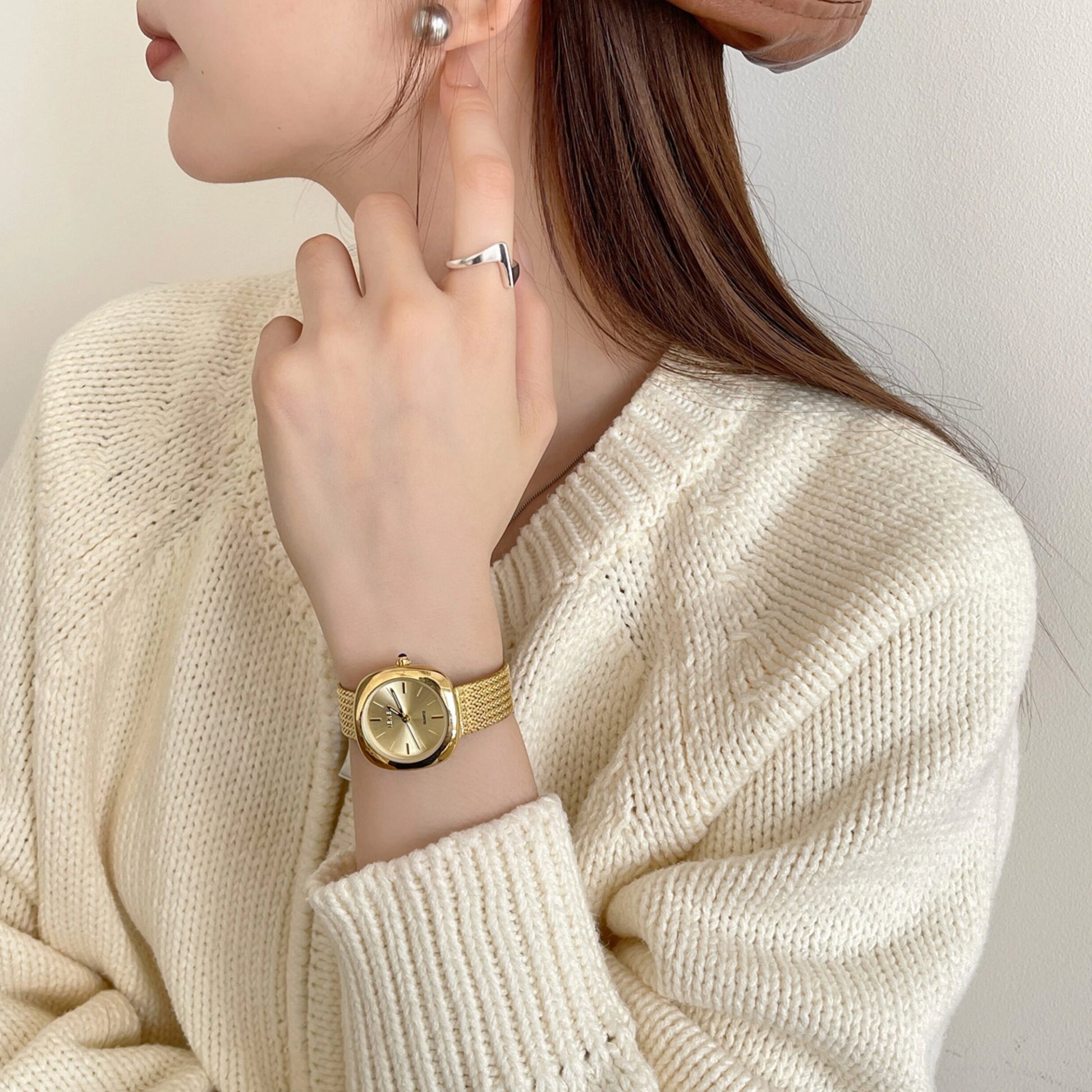 Vintage Square Bracelet Watch [9S6WBSQ2]