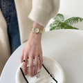 Vintage Square Dial Bracelet Watch [NADRLP8C]