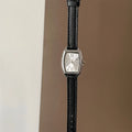 Vintage Square Dial Faux Leather Watch [6EYEYFVW]