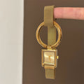 Vintage Square Dial Mesh Watch [EFPGFEZ5]