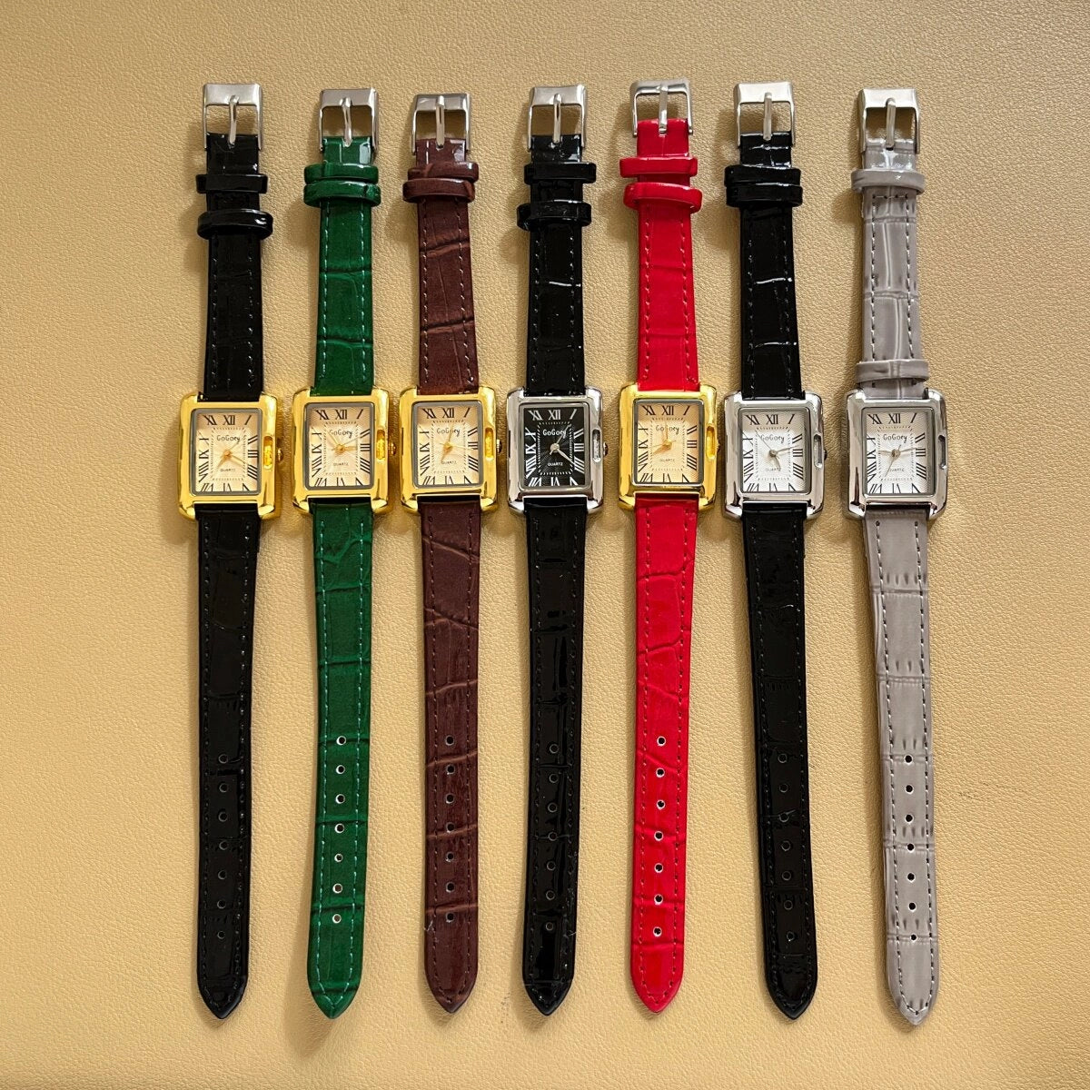 Vintage Square Roman Numeral Watch [RWFWFU0W]