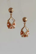 Vintage Teardrop Stud Earrings [N18X0J8O]